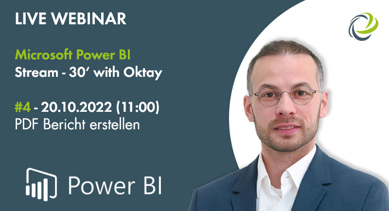 Live-Webinar Power BI #4:  PDF Bericht erstellen