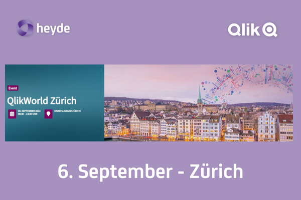 QlikWorldTour macht am 6. September Halt in Zürich - und Heyde ist dabei