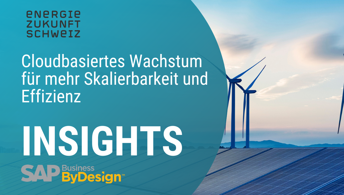 Energie Zukunft Schweiz wächst mit der Cloud