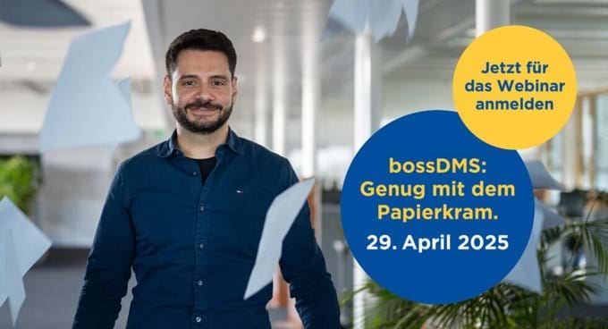 Webinar: Effizientes Dokumentenmanagement mit bossDMS