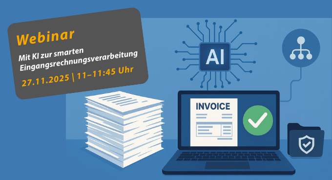 Webinar: Mit KI zur smarten Eingangsrechnungsverarbeitung
