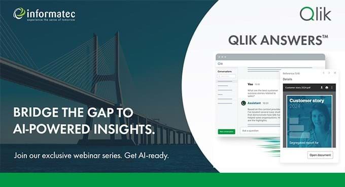 LIVE-WEBINAR: KI Insights Webinarreihe – Qlik Answers