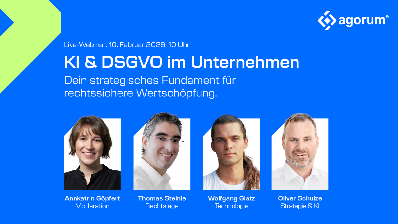 Webinar: KI & DSGVO im Unternehmen