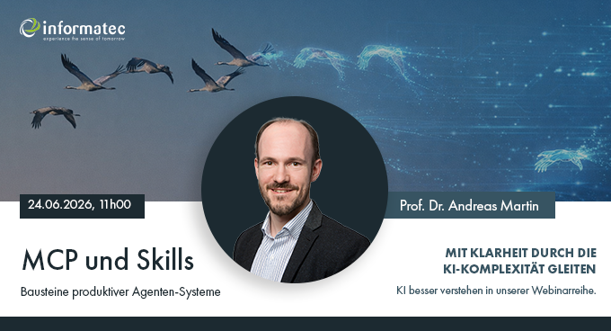 Webinar: MCP und Skills – Bausteine produktiver Agenten-Systeme