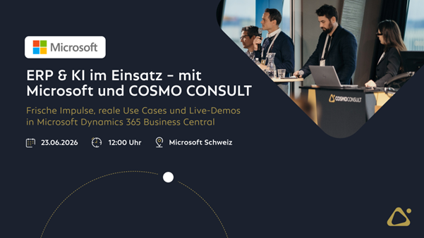 ERP & KI im Einsatz - mit Microsoft und COSMO CONSULT