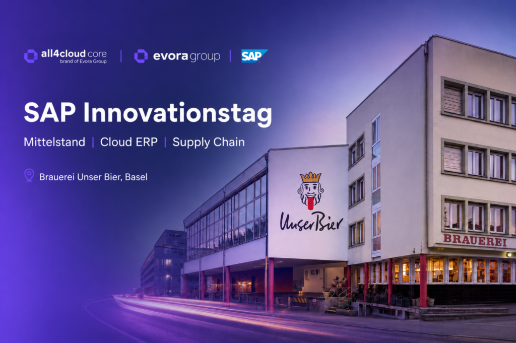 SAP Innovationstag zum Thema Cloud ERP & Supply Chain