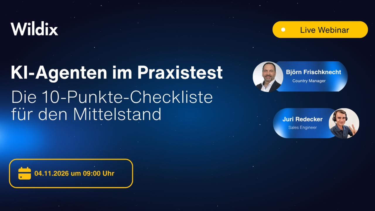 Webinar: KI-Agenten im Praxistest - die 10-Punkte-Checkliste für den Mittelstand