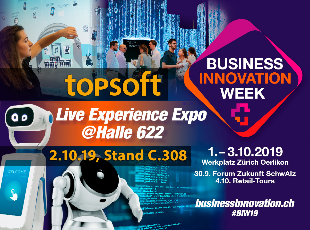 topsoft an der #biw19, wir machen Digitalisierung ganz konkret.