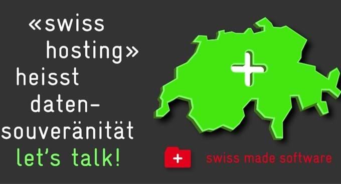 "Swiss hosting" heisst Datensouveranität - Let's talk!