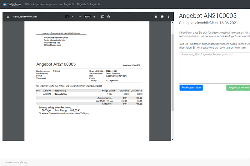 Templates der digital.xtra-Serie von myfactory senken Digitalisierungshürden für den Mittelstand deutlich ab